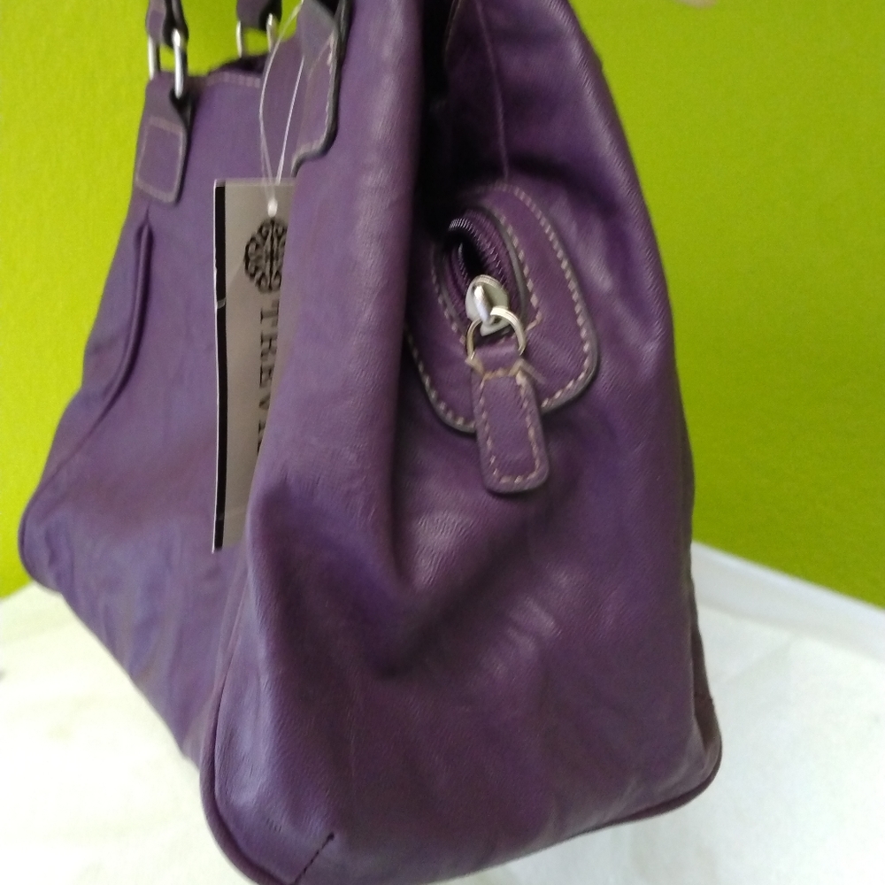 Purple Treviso hand bag